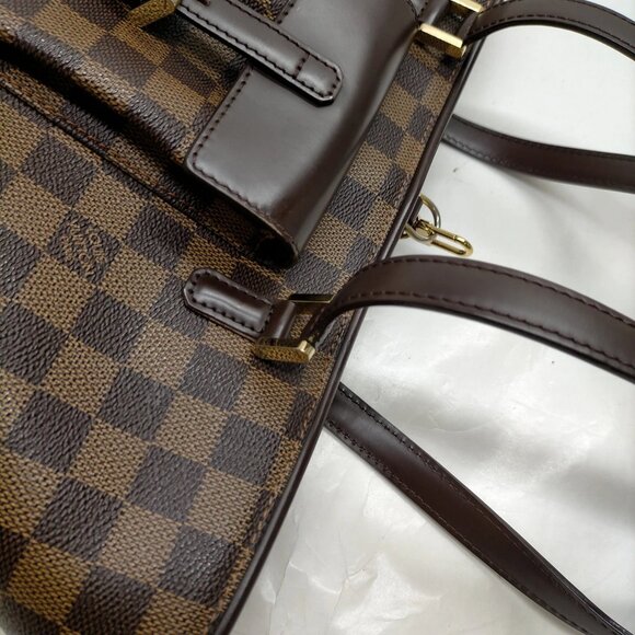 Authentic Louis Vuitton Manosque PM Brown Damier Hand Bag mn780-112525 - Picture 6 of 16